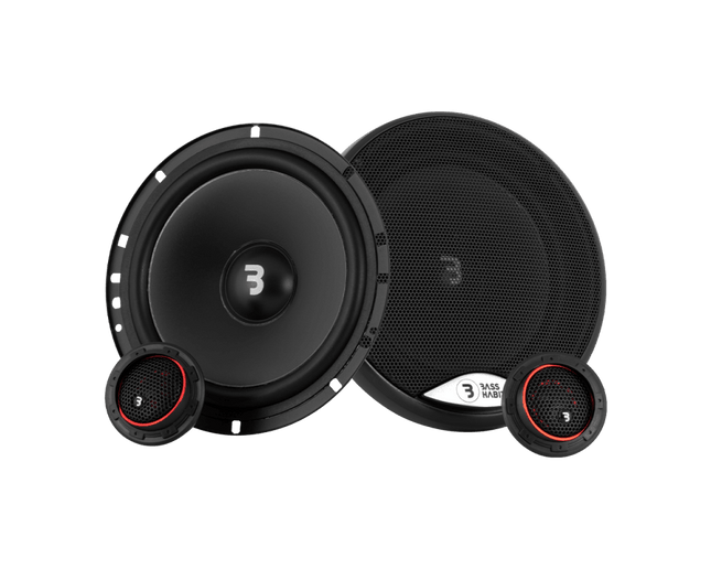 Bass Habit Play 165mm Component Speaker 120W Max Audio Systeem Zwart - VCTparts.nl