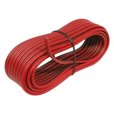 Benton Luidspreker Kabel Snoer Draad 2x 11mm² Zwart Rood. 10m Speakerkabel