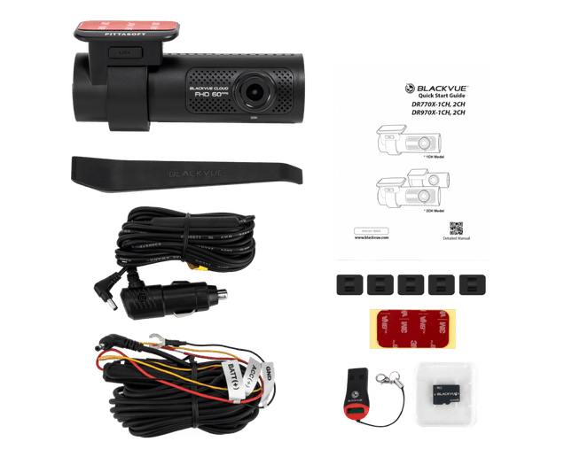 BlackVue BlackVue DR770X - 1CH Full HD Cloud Dashcam 128GB Auto Video Recorder Zwart Optimount 2