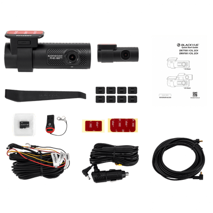 BlackVue BlackVue DR770X - 2CH IR Full HD Cloud Dashcam 128GB Auto Video Recorder Zwart Optimount 3