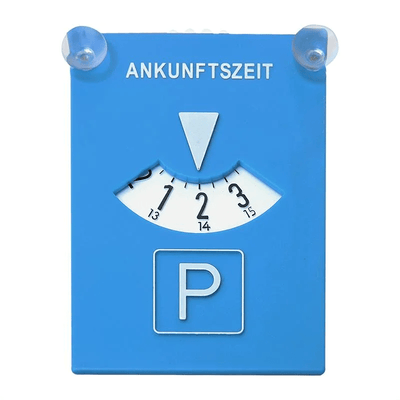Disque de stationnement à carte bleue / ticket de stationnement avec aspiration pour la fenêtre