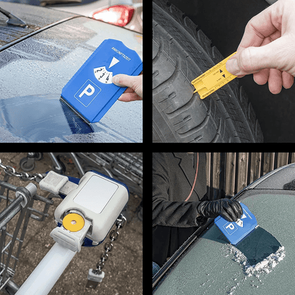 VCTparts Blauwe Parkeerschijf / Parkeerkaart - Parkeren in de blauwe zone (5 in 1) NORGOS 5