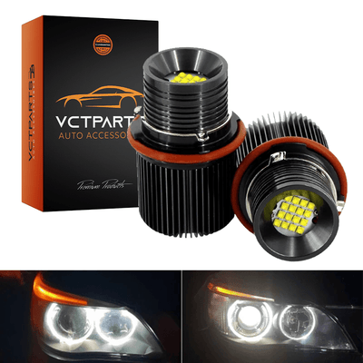 BMW LED ANGLE EYES BLANC 6500K HALO RING LED LAMP CANBUS CANBUS (SET)