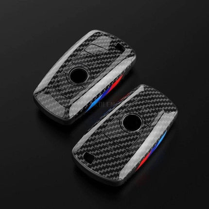 VCTparts BMW Sleutel Hoes Carbon Fiber ABS Behuizing - Rechthoek [X3 X5 X6 F30 F34 F10 F20 G20 g30 G01 G02 G05 F15 F16 1 3 5 7 Serie] NORGOS 6
