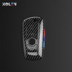 VCTparts BMW Sleutel Hoes Carbon Fiber ABS Behuizing - Rechthoek [X3 X5 X6 F30 F34 F10 F20 G20 g30 G01 G02 G05 F15 F16 1 3 5 7 Serie] NORGOS 8