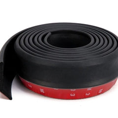 VCTparts Bumper Bescherming Lip Verlaging Strip Rubber Zwart (2.5m) NORGOS 1