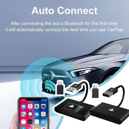 Car Dongle Wireless USB Adapter Geschikt voor Apple CarPlay - Draadloos verbinden - 2023 Vernieuwd Model - VCTparts.nl