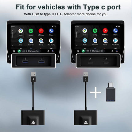 Car Dongle Wireless USB Adapter Geschikt voor Apple CarPlay - Draadloos verbinden - 2023 Vernieuwd Model - VCTparts.nl