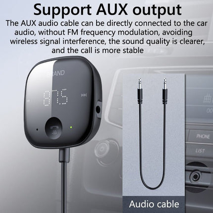 VCTparts Carkit met Bluetooth V5.0 en FM - transmitter Handsfree Luidsprekertelefoon Bellen Muziek USB NORGOS 3