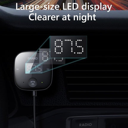 VCTparts Carkit met Bluetooth V5.0 en FM - transmitter Handsfree Luidsprekertelefoon Bellen Muziek USB NORGOS 2