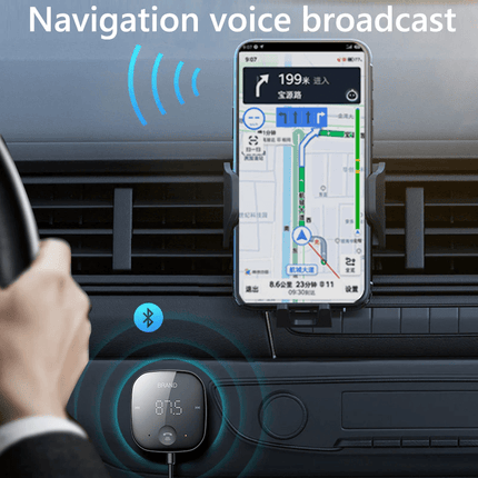 VCTparts Carkit met Bluetooth V5.0 en FM - transmitter Handsfree Luidsprekertelefoon Bellen Muziek USB NORGOS 6