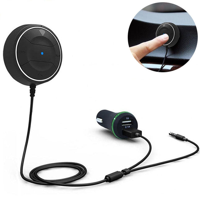 VCTparts Carkit met Bluetooth V5.0 en NFC - functie Handsfree Luidsprekertelefoon Bellen Muziek USB Autolader NORGOS 7