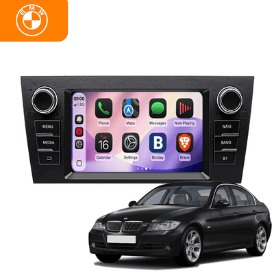 CarPlay en Android Auto Multimedia Speler 8.9 Inch voor BMW 3 Serie (E90, E91, E92, E93) 2006–2012 – GPS Navigatie en Touchscreen – Inbouwen / Inbouwservice / Installatie