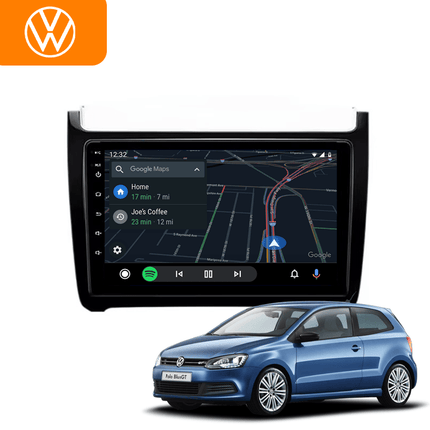 CarPlay &amp; Android Auto Multimedia Speler voor Volkswagen Polo 2009–2017 – GPS Navigatie en Touchscreen – Inbouwen / Inbouwservice / Installatie - VCTparts.nl