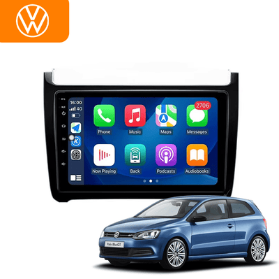 CarPlay & Android Auto Multimedia Speler voor Volkswagen Polo 2009–2017 – GPS Navigatie en Touchscreen – Inbouwen / Inbouwservice / Installatie