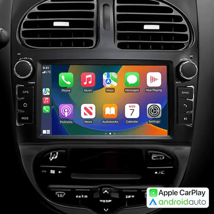 CarPlay & Android Auto 7 Inch Radio voor Peugeot 206, 206CC, 206SW (2000–2008) – 2DIN Multimedia Scherm met GPS Navigatie – Inbouwen / Inbouwservice / Installatie - VCTparts.nl