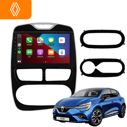 CarPlay & Android Auto Autoradio voor Renault Clio 2013–2016 – GPS Navigatie & Touchscreen – Inbouwen / Inbouwservice / Installatie - VCTparts.nl