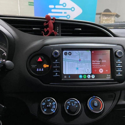 CarPlay & Android Auto Autoradio voor Toyota Yaris 2012–2017 – GPS Navigatie & Touchscreen – Inbouwen / Inbouwservice / Installatie - VCTparts.nl