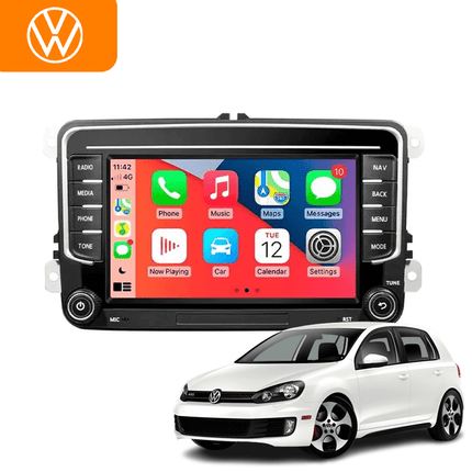 CarPlay & Android Auto Multimedia Scherm voor Volkswagen, Skoda, Seat – GPS Navigatie – Geschikt voor Golf 5/6, Passat B6, Polo, Jetta, Touran, Octavia en meer – Inbouwen / Inbouwservice / Installatie - VCTparts.nl