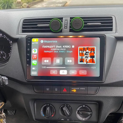 CarPlay & Android Auto Radio voor Skoda Fabia 3 (2015 - 2019) – GPS Navigatie, Touchscreen & Multimedia – Inbouwen / Inbouwservice / Installatie - VCTparts.nl