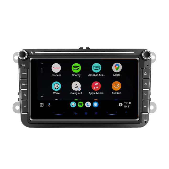 CarPlay & Android Auto Radio voor VW Golf 5/6, Polo, Jetta, Passat, Touran, Tiguan, Leon, Octavia, Sharan – GPS Navigatie & Touchscreen – Inbouwen / Inbouwservice / Installatie - VCTparts.nl