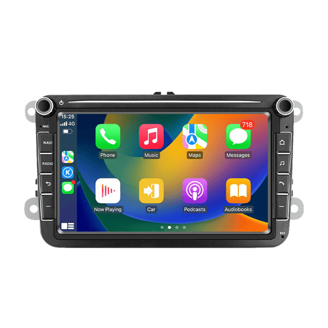 CarPlay & Android Auto Radio voor VW Golf 5/6, Polo, Jetta, Passat, Touran, Tiguan, Leon, Octavia, Sharan – GPS Navigatie & Touchscreen – Inbouwen / Inbouwservice / Installatie - VCTparts.nl