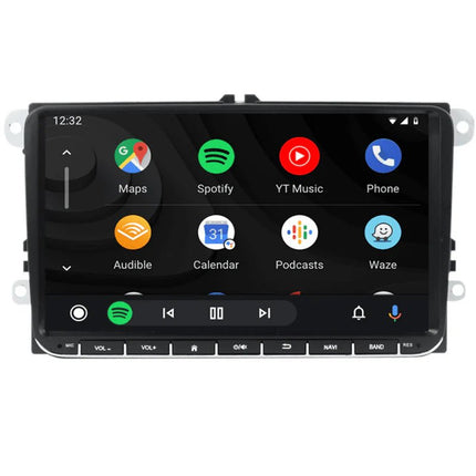 CarPlay & Android Auto Radio voor VW Golf 5/6, Polo, Jetta, Passat, Touran, Tiguan, Leon, Octavia, Sharan – GPS Navigatie & Touchscreen – Inbouwen / Inbouwservice / Installatie - VCTparts.nl