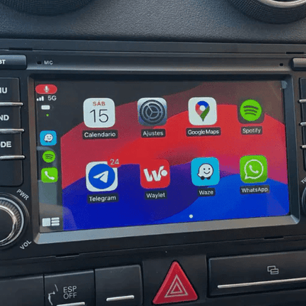CarPlay & Android Auto Scherm voor Audi A3 8P, S3, RS3 (2003–2012) – Draadloos Multimedia Display, GPS Navigatie & Touchscreen – Inbouwen / Inbouwservice / Installatie - VCTparts.nl