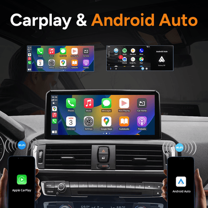 CarPlay en Android Auto Autoradio voor Ford Transit Connect / Tourneo Connect 2013–2018 – 9,7 inch Touchscreen, GPS, Bluetooth, WiFi, RDS, DSP – Inbouwen / Inbouwservice / Installatie - VCTparts.nl