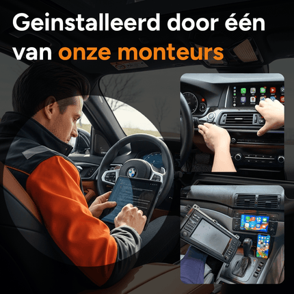 CarPlay en Android Auto Autoradio voor Ford Transit Connect / Tourneo Connect 2013–2018 – 9,7 inch Touchscreen, GPS, Bluetooth, WiFi, RDS, DSP – Inbouwen / Inbouwservice / Installatie - VCTparts.nl