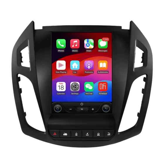 CarPlay en Android Auto Autoradio voor Ford Transit Connect / Tourneo Connect 2013–2018 – 9,7 inch Touchscreen, GPS, Bluetooth, WiFi, RDS, DSP – Inbouwen / Inbouwservice / Installatie - VCTparts.nl