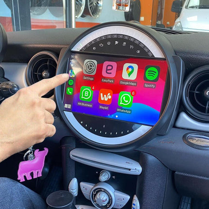 CarPlay en Android Auto Autoradio Voor Mini Clubman R55 / Mini Cooper R56 (2007–2013) – Multimedia Touchscreen, GPS Navigatie, RDS, DSP, FM – Inbouwen / Inbouwservice / Installatie - VCTparts.nl