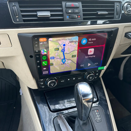 CarPlay en Android Auto Multimedia Speler 8.9 Inch voor BMW 3 Serie (E90, E91, E92, E93) 2006–2012 – GPS Navigatie en Touchscreen – Inbouwen / Inbouwservice / Installatie - VCTparts.nl