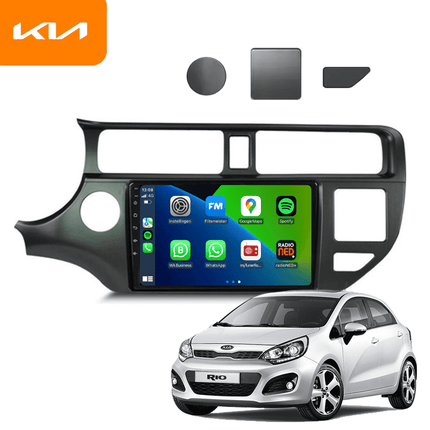 CarPlay en Android Auto Multimedia Speler voor Kia Rio 2011–2014 – GPS Navigatie en Touchscreen – Inbouwen / Inbouwservice / Installatie - VCTparts.nl