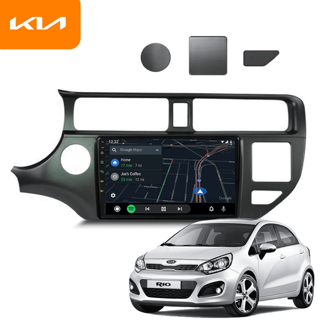 CarPlay en Android Auto Multimedia Speler voor Kia Rio 2011–2014 – GPS Navigatie en Touchscreen – Inbouwen / Inbouwservice / Installatie - VCTparts.nl