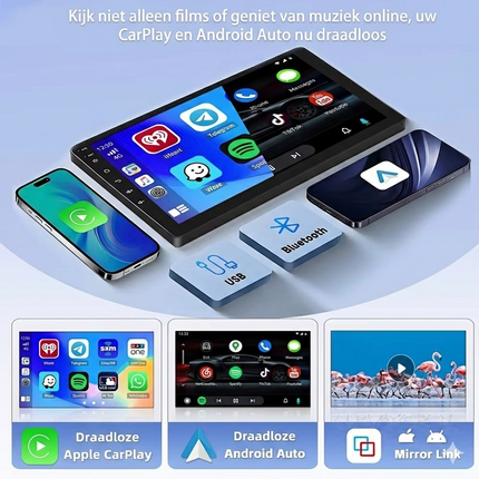 CarPlay en Android Auto Multimedia Speler voor Mazda CX - 5 2012–2017 – GPS Navigatie en Touchscreen – Inbouwen / Inbouwservice / Installatie - VCTparts.nl