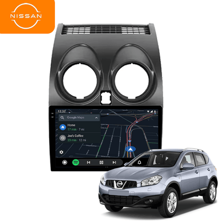 CarPlay en Android Auto Multimedia Speler voor Nissan Qashqai 2006–2013 – GPS Navigatie en Touchscreen – Inbouwen / Inbouwservice / Installatie - VCTparts.nl