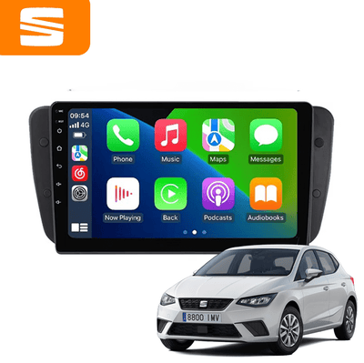 CarPlay en Android Auto Multimedia Speler voor SEAT Ibiza 2008–2014 – GPS Navigatie en Touchscreen – Inbouwen / Inbouwservice / Installatie