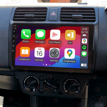 CarPlay en Android Auto Multimedia Speler voor Suzuki Swift 2004–2010 – GPS Navigatie en Touchscreen – Inbouwen / Inbouwservice / Installatie - VCTparts.nl