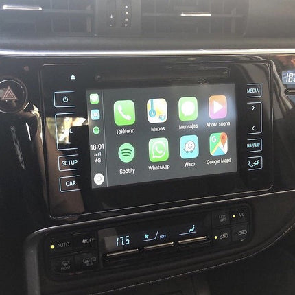 CarPlay en Android Auto Multimedia Speler voor Toyota Auris en Corolla 2013–2018 – GPS Navigatie en Touchscreen – Inbouwen / Inbouwservice / Installatie - VCTparts.nl