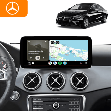 CarPlay en Android Auto Radio 9 Inch voor Mercedes Benz A Klasse W176, GLA X156, CLA C117 en X117, G Klasse W463 (2013–2018) – GPS Navigatie Touchscreen – Inbouwen / Inbouwservice / Installatie - VCTparts.nl