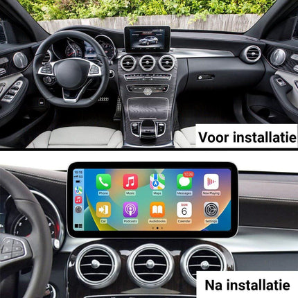 CarPlay en Android Auto Radio 9 Inch voor Mercedes Benz B Klasse W245 en W246 (2011–2019) – GPS Navigatie Touchscreen – Inbouwen / Inbouwservice / Installatie - VCTparts.nl
