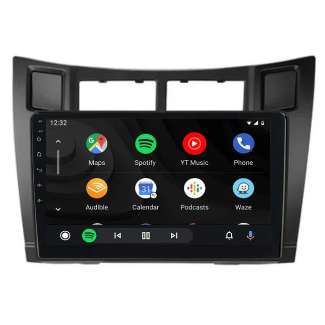 CarPlay en Android Auto Radio 9 Inch voor Toyota Yaris (2005–2011) – GPS Navigatie Touchscreen – Inbouwen / Inbouwservice / Installatie - VCTparts.nl
