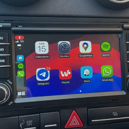 CarPlay & Android Auto Scherm voor Audi A3 8P, S3, RS3 (2003–2012) – Draadloos Multimedia Display, GPS Navigatie & Touchscreen – Inbouwen / Inbouwservice / Installatie