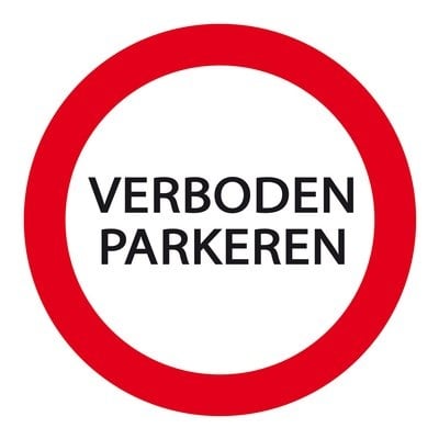 Carpoint Carpoint Verboden Parkeren Bord Ø 24cm Parkeerverbod No Parking ServiceBest International 1