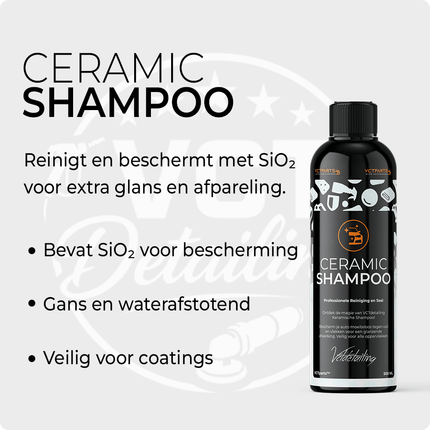 Ceramic Shampoo Premium Keramische Zeep 500ML Krachtig Tegen Vuil voor een Glanzend en Beschermend Resultaat - VCTparts.nl