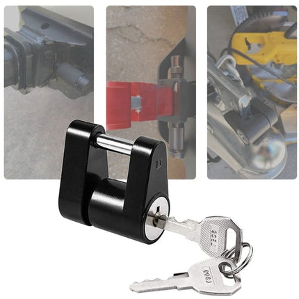 VCTparts Cilinderslot Trekhaak Aanhanger Koppeling Haak Slot Anti - Diefstal Koppelingsslot [RVS - Cilinder] NORGOS 4