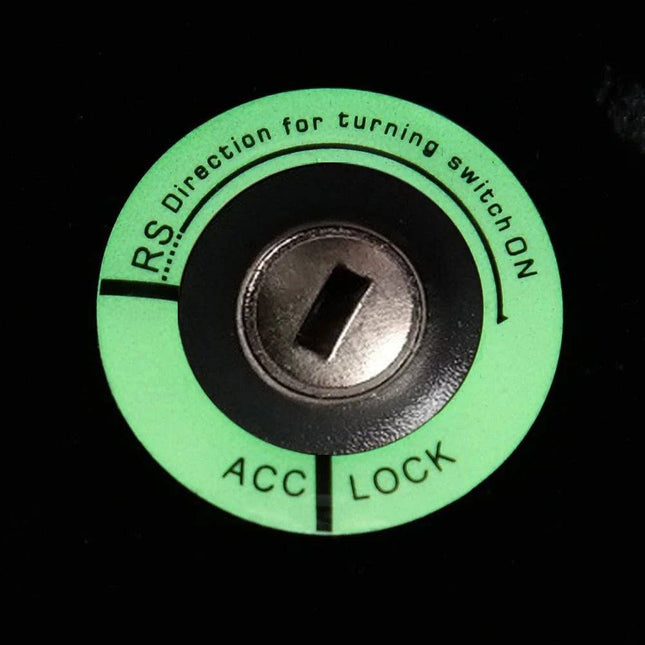 Contactslot Ring Glow in the Dark Fluoriserende ACC Lock Lichtgevend Sleutelgat Zelfklevend - VCTparts.nl