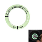 Contactslot Ring Glow in the Dark Fluoriserende ACC Lock Lichtgevend Sleutelgat Zelfklevend - VCTparts.nl