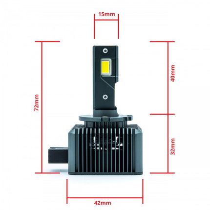 EINPARTS DUOPACK LED D1S 6000K CANBUS – LED Koplampen EPLH88 Autolampen Dimlicht en Grootlicht